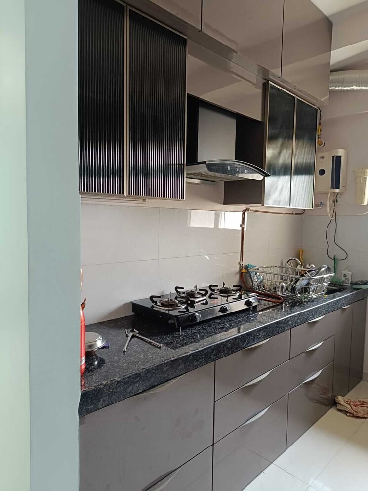 Kitchen, ashar-axis 2 Bedroom 678 Sq.Ft. Apartment In Majiwada Thane 8759911