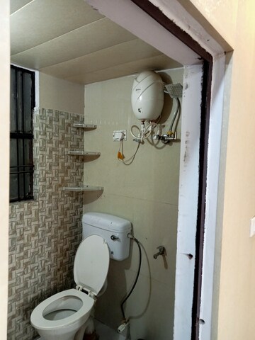 Bathroom in 1.5 BHK Builder Floor at Vishesh Khand, Gomti Nagar – for Rent