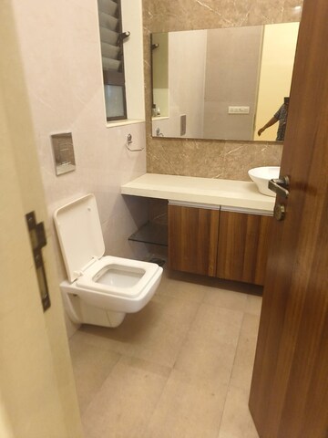 Bathroom in 3 BHK Apartment at Marine Drive – for Rent