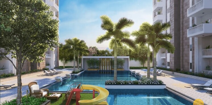 Swimming Pool, ambience-courtyard 2.5 Bedroom 1340 Sq.Ft. Apartment In Manikonda Hyderabad 8759965