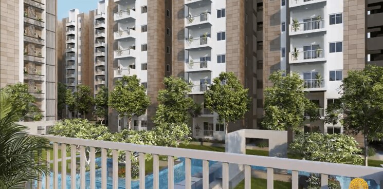 Exterior View, ambience-courtyard 2.5 Bedroom 1340 Sq.Ft. Apartment In Manikonda Hyderabad 8759965
