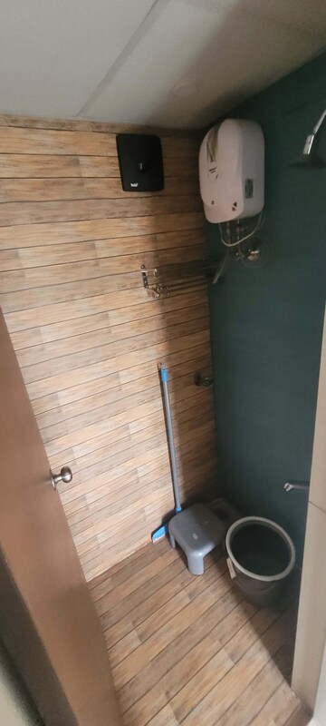 Bathroom in 1 BHK Apartment at Lodha Crown Quality Homes, Majiwada – for Rent