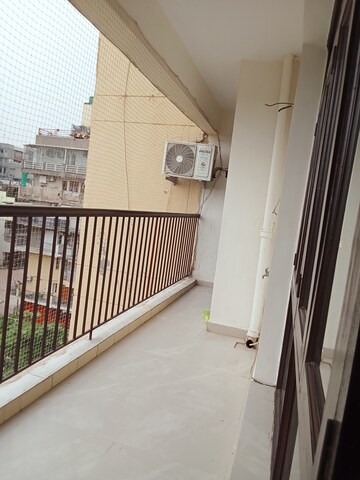 Balcony in 3 BHK Apartment at B2 Green Glade Apartments, Vasant Kunj – for Rent
