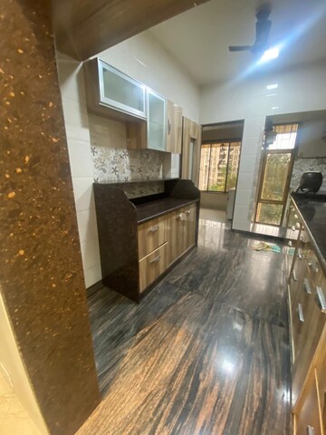 Kitchen in 2.5 BHK Apartment at Kalyan West – for Rent