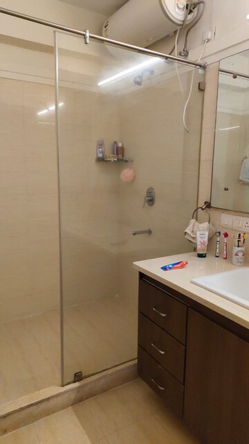 Bathroom in 4 BHK Apartment at DLF New Town Heights I, Sector 90 – for Sale
