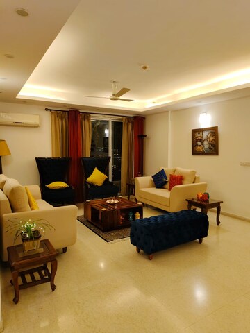 Living Room in 4 BHK Apartment at DLF New Town Heights I, Sector 90 – for Sale