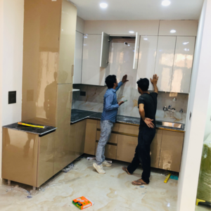 Kitchen in 3 BHK Builder Floor at Sector 73 – for Sale