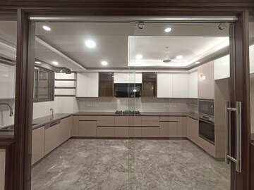 Kitchen in 4 BHK Apartment at Greater Kailash – for Rent