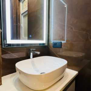 Bathroom in 3 BHK Builder Floor at Anant Raj The Estate Residences, Sector 63a – for Sale