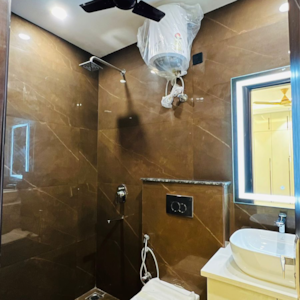 Attached Bathroom in 3 BHK Builder Floor at Anant Raj The Estate Residences, Sector 63a – for Sale