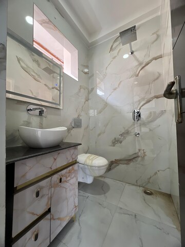 Bathroom in 3 BHK Builder Floor at Smart Lane, Niti Khand – for Sale