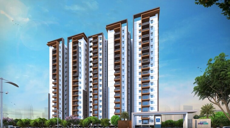 Exterior View, aparna-cyber-shine 3 Bedroom 1824 Sq.Ft. Apartment In Osman Nagar Hyderabad 8760478
