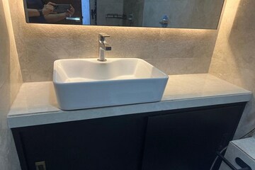 Bathroom in 2 BHK Apartment at Arkade Earth, Kanjurmarg East – for Rent