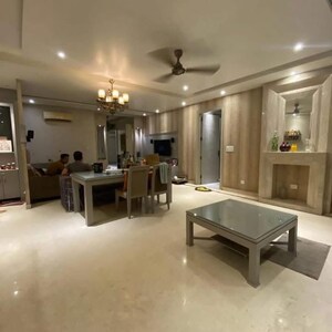 Living Room in 3 BHK Builder Floor at Chattarpur – for Sale