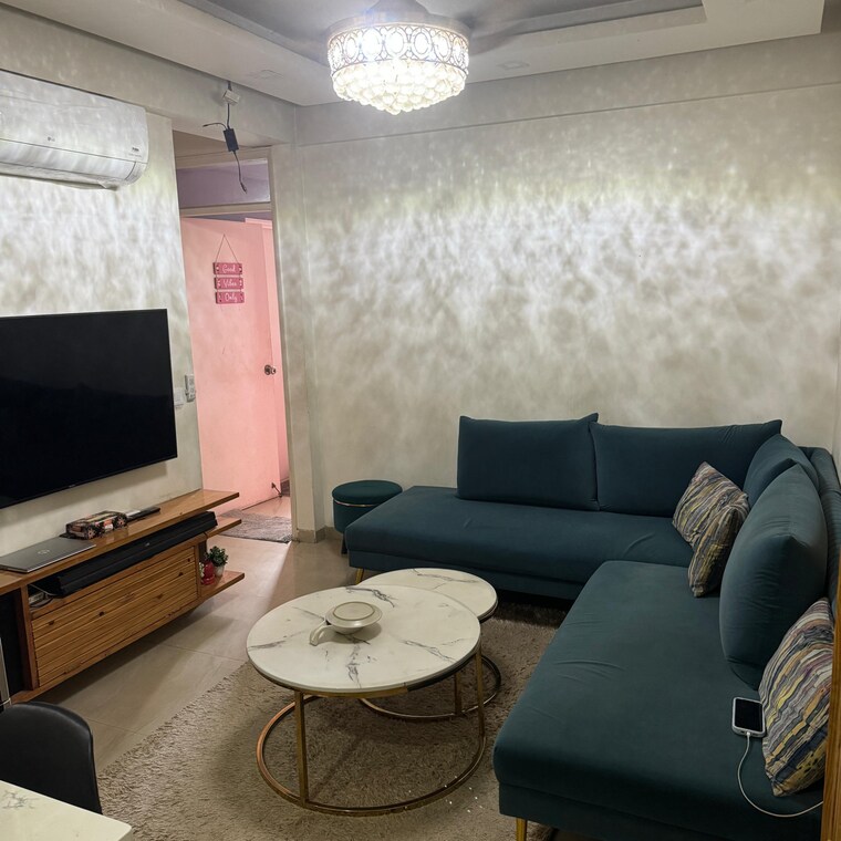 Living Room, rof-galleria 2 Bedroom 595 Sq.Ft. Apartment In Dhankot Gurgaon 8760595