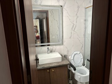 Bathroom in 3 BHK Builder Floor at NKV Golden Avenue, Sohna Sector 35 – for Sale