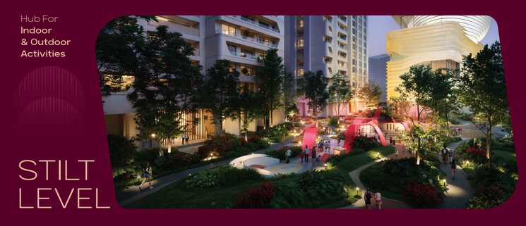 Garden, raghava-cinq 4 Bedroom 3584 Sq.Ft. Apartment In Financial District Hyderabad 8760622