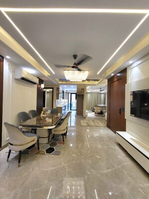 Living Room in 4 BHK Builder Floor at Auram Floor, South City 2 – for Sale