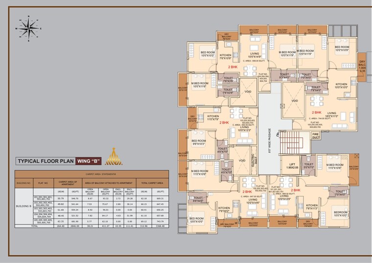 Floor Plan, bhakti-bhosale-empire 1 Bedroom 420 Sq.Ft. Apartment In Kiwale Pune 8760663