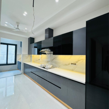 Kitchen in 4 BHK Builder Floor at Ansal API Esencia, Sector 67 – for Sale