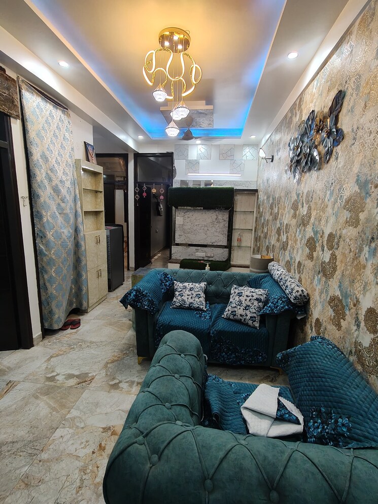 Living Room, niti khand i 3 Bedroom 1260 Sq.Ft. Builder Floor In Niti Khand I Ghaziabad 8760666