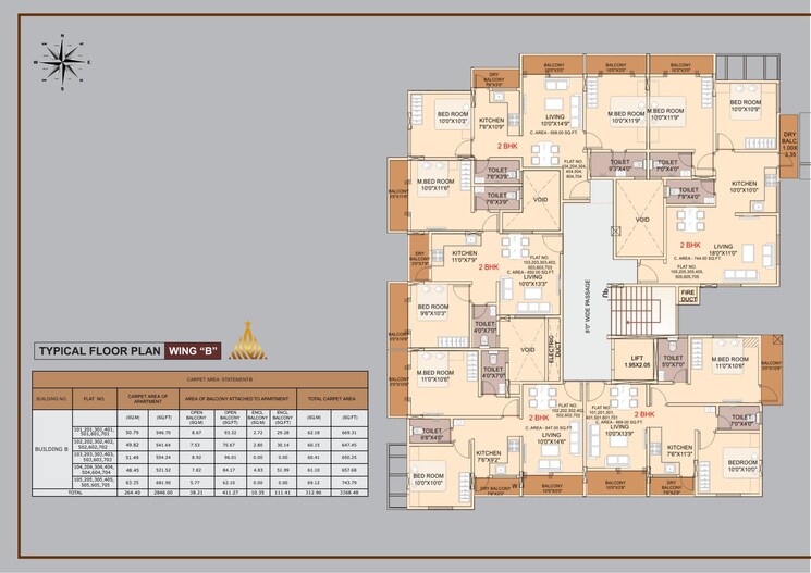 Floor Plan, bhakti-bhosale-empire 1 Bedroom 420 Sq.Ft. Apartment In Kiwale Pune 8760672