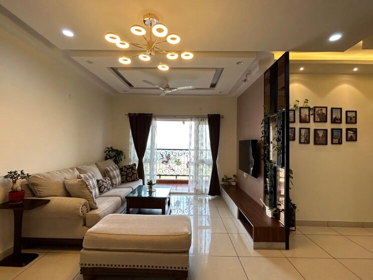 Living Room, mantri-lithos 2 Bedroom 1440 Sq.Ft. Apartment In Thanisandra Bangalore 8760656