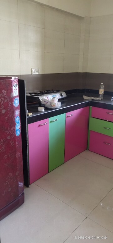 Kitchen in 2 BHK Apartment at Dosti Vihar, Samata Nagar – for Sale