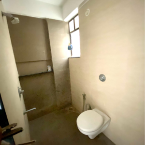 Bathroom in 2 BHK Apartment at 33 Milestone, Mumbai Bangalore Highway – for Sale
