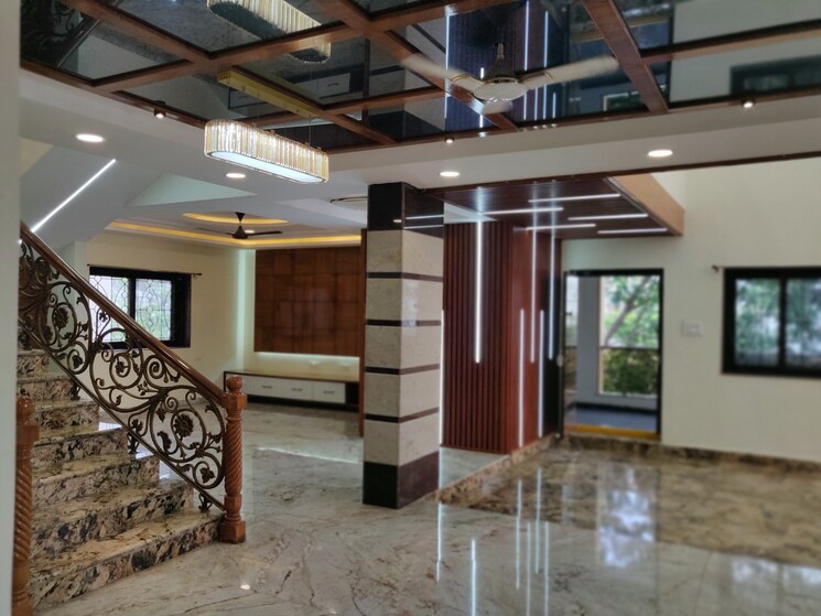 Exterior View, lotus-villa-banjara-hills 4 Bedroom 4000 Sq.Ft. Builder Floor In Banjara Hills Hyderabad 8760922