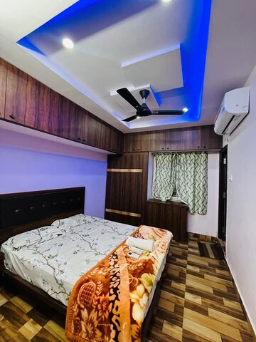 Bedroom in 2 BHK Apartment at Madan Monty Residency, Madhapur – for Rent