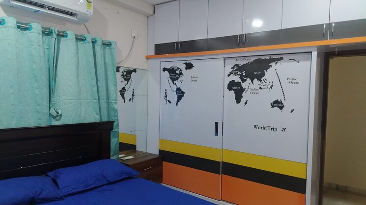 Master Bedroom, dev-manor 2 Bedroom 1210 Sq.Ft. Apartment In Madhapur Hyderabad 8760947