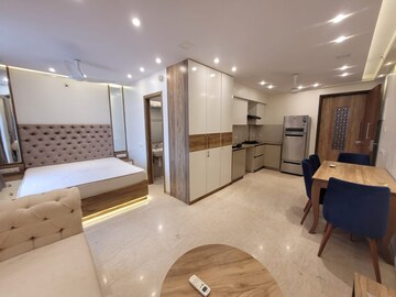 Living Room in 1 BHK Apartment at Hiranandani Estate Solitaire C, Ghodbunder Road – for Rent
