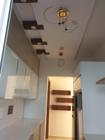 Staircase in 3 BHK Apartment at Bhartiya Nikoo Homes, Thanisandra Main Road – for Rent