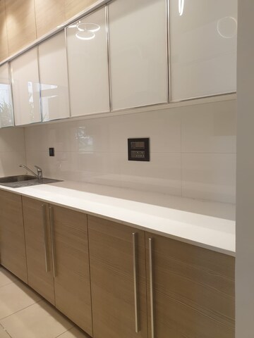 Kitchen in 3 BHK Apartment at Bhartiya Nikoo Homes, Thanisandra Main Road – for Rent