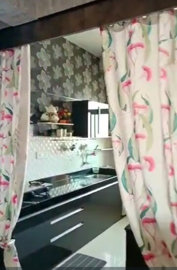Kitchen in 3 BHK Apartment at J P Jeevan Heights, Kandivali West – for Sale