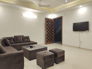 Living Room in 3.5 BHK Builder Floor at Saket – for Rent