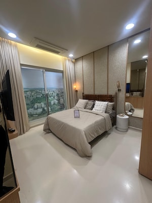 Living Room in 2 BHK Apartment at Kanakia Beverly Heights, Bhayandar East – for Sale