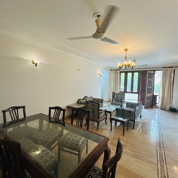 Living Room in 3 BHK Apartment at Ambience Island Lagoon, National Media Center – for Rent
