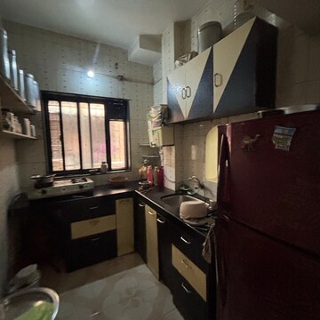 Kitchen in 1.5 BHK Apartment at Hari Ashirwad CHS, Panvel Sector 15a – for Rent