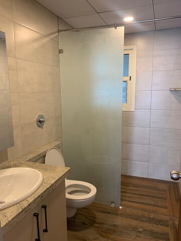Bathroom in 4 BHK Apartment at Sobha Windsor, Whitefield – for Rent