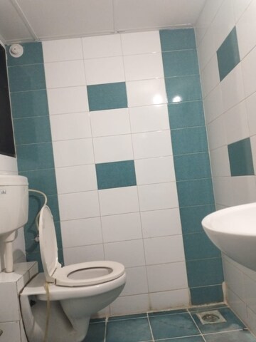 Bathroom in 3 BHK Apartment at Vasupujya Neco SkyPark, Pimple Nilakh – for Rent