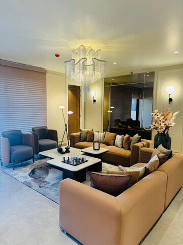 Living Room in 4 BHK Apartment at New Chandigarh – for Sale