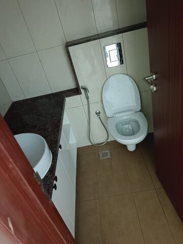 Bathroom in 4 BHK Apartment at L&T Raintree Boulevard, Hebbal – for Rent