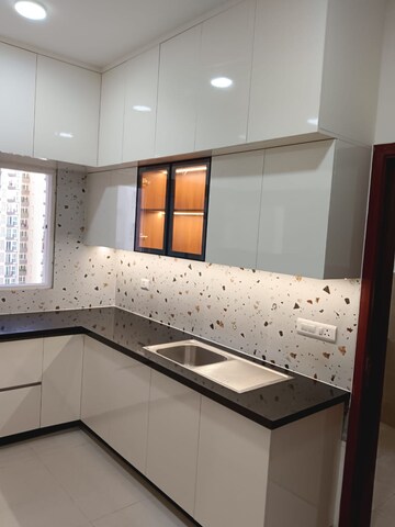 Kitchen in 4 BHK Apartment at L&T Raintree Boulevard, Hebbal – for Rent