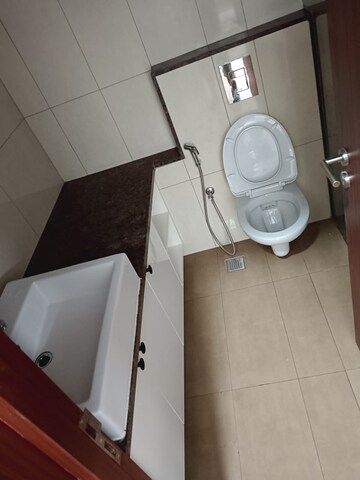 Bathroom in 4 BHK Apartment at L&T Raintree Boulevard, Hebbal – for Rent
