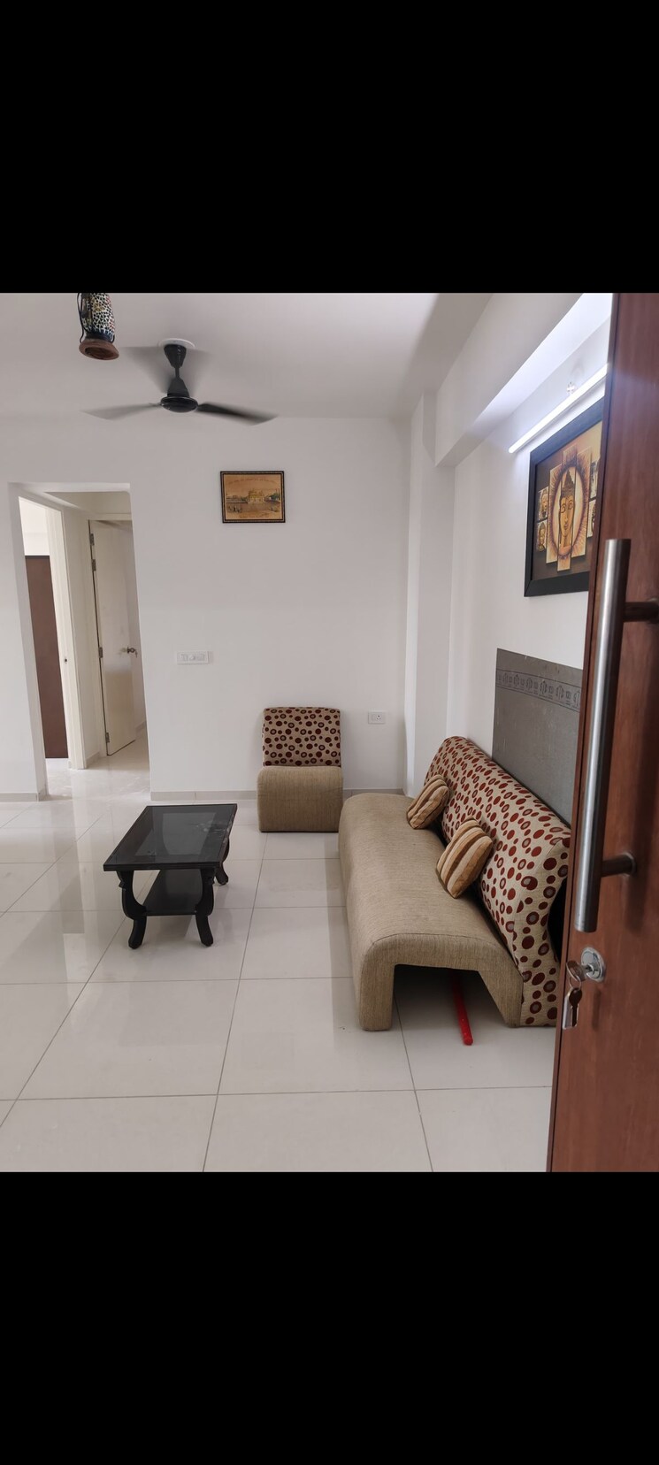 Living Room, saanvi-nirman-estella 3 Bedroom 775 Sq.Ft. Apartment In South Bopal Ahmedabad 8761569
