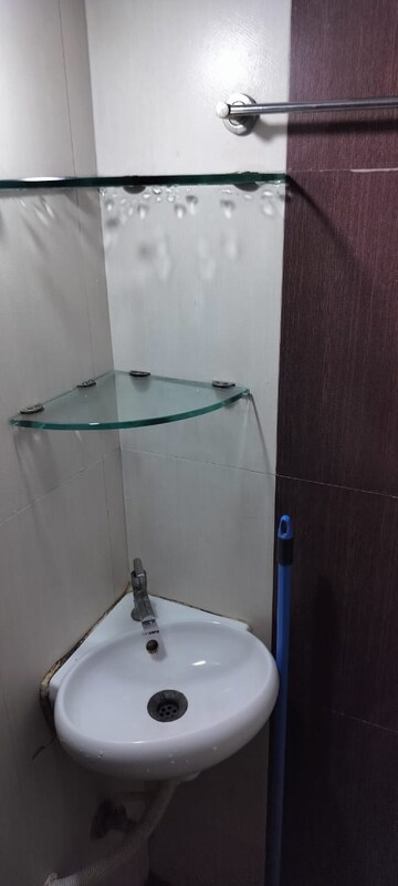 Bathroom in 1 BHK Apartment at Balaji Heights, Bhandup West – for Rent