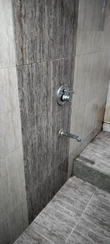 Bathroom in 1 BHK Apartment at Balaji Heights, Bhandup West – for Rent