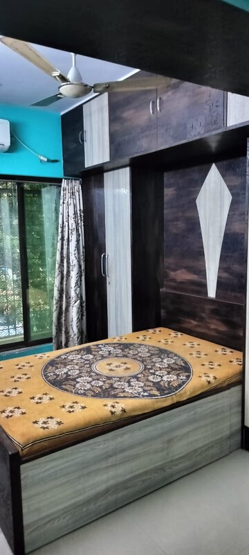Bedroom in 1 BHK Apartment at Balaji Heights, Bhandup West – for Rent